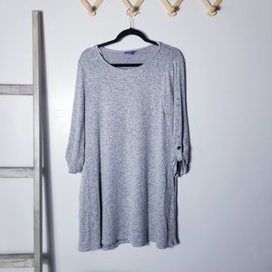 APT 9 GRAY WHITE BLACK DRESS SIZE MEDIUM